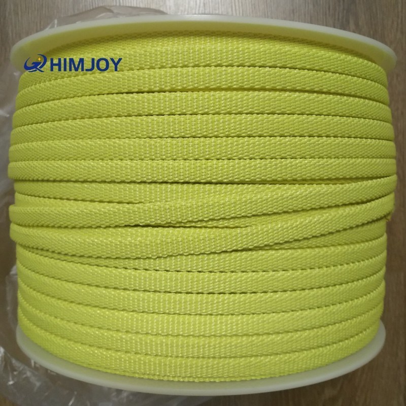 kevlar aramid cord rope flat rope 12*4mm 12*3mm square ropes 4*4mm etc